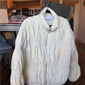 Sundae School Ivory Duvet Puffer size M